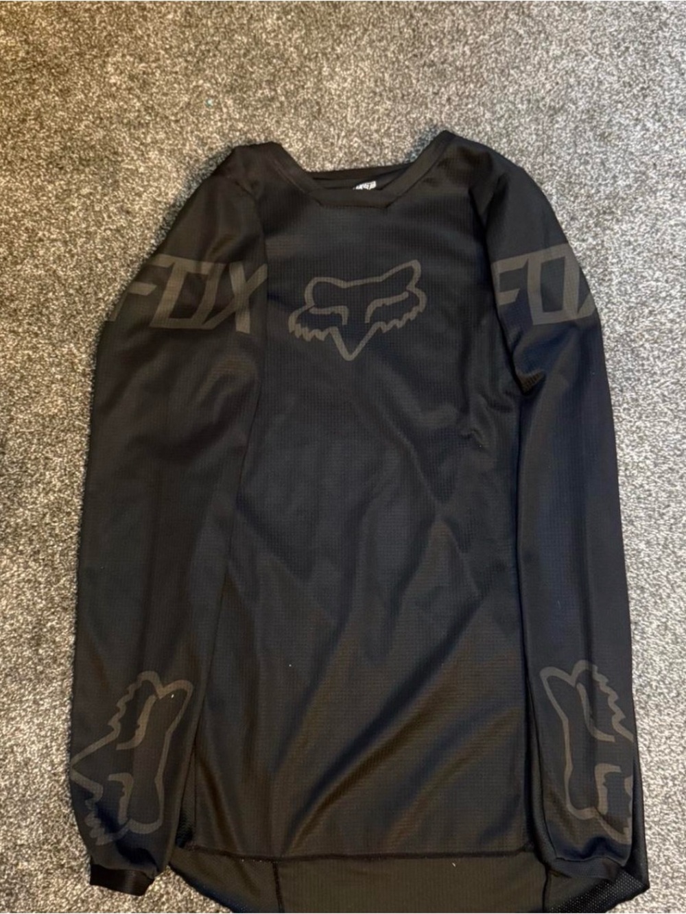 Fox Black Breathable 180 Long Sleeve Jersey